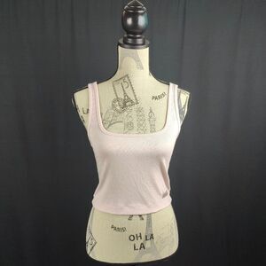 ♡ Calvin Klein ♡ Sleepwear Pure Ribbed Crop Tank Top